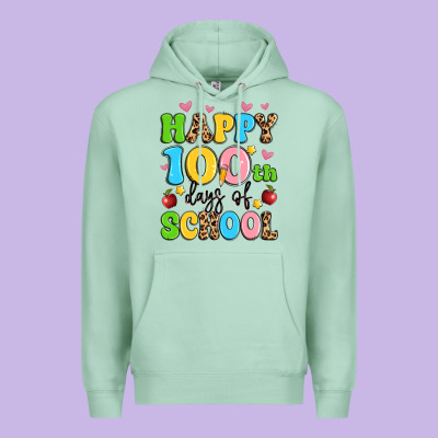 Happy 100 Th Days Of School Premium Hoodie Designed By Artiststas
