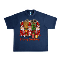 Navy Merry christmas elfs Urban Heavy Tee - FaDigitalArtStudio