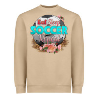 Mushroom eat sleep soccer repeat Heavyweight Sweatshirt - HRA Design Shop