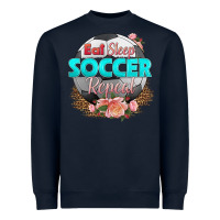 Navy eat sleep soccer repeat Heavyweight Sweatshirt - HRA Design Shop