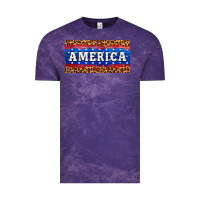 Cloud Purple america license plate Vintage Tee - HRA Design Shop