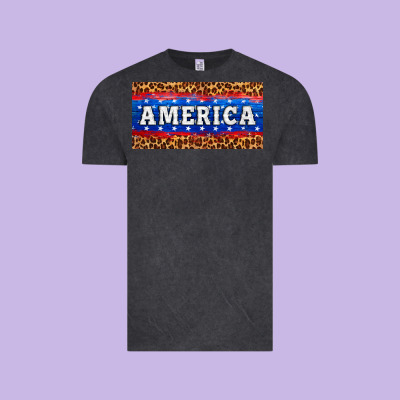 America License Plate Vintage Tee Designed By Hra Design Shop