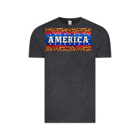Vintage Black america license plate Vintage Tee - HRA Design Shop