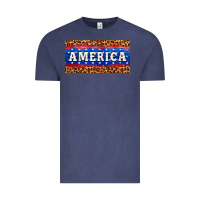 Vintage Denim america license plate Vintage Tee - HRA Design Shop
