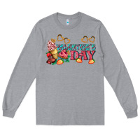 Heather Grey valentines day sweet Long Sleeve Tee - AdoDesignShop