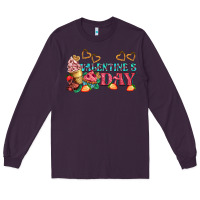Plum valentines day sweet Long Sleeve Tee - AdoDesignShop