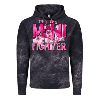 Cloud Black My Mini Is a Fighter with Ribbon Vintage Hoodie - texasbilliewilder