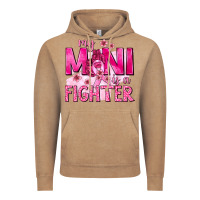 Vintage Coffee My Mini Is a Fighter with Ribbon Vintage Hoodie - texasbilliewilder