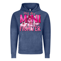 Vintage Denim My Mini Is a Fighter with Ribbon Vintage Hoodie - texasbilliewilder