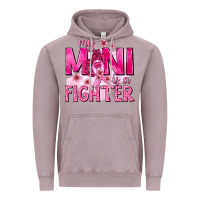 Vintage Zinc My Mini Is a Fighter with Ribbon Vintage Hoodie - texasbilliewilder