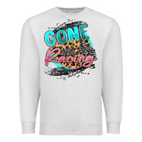 Oatmeal Heather gone racing Premium Sweatshirt - MaliasSmallBusiness