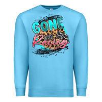 Ocean Blue gone racing Premium Sweatshirt - MaliasSmallBusiness