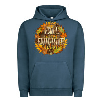 Pigment Midnight Navy Fall Is My Favorite Color Urban Hoodie - texasbilliewilder