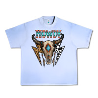 Grape Ice howdy boho skull Urban Heavy Tee - CowhideDigitalArt