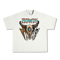 Pistachio howdy boho skull Urban Heavy Tee - CowhideDigitalArt
