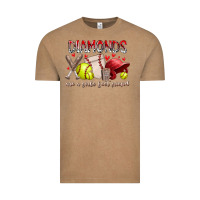 Vintage Coffee diamonds are a girls best friends Vintage Tee - RacoonDesign