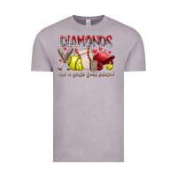 Vintage Zinc diamonds are a girls best friends Vintage Tee - RacoonDesign