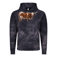 Cloud Black longhorn Vintage Hoodie - RanaPortraitStore