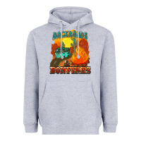 Heather Grey backroads and bonfire Heavyweight Hoodie - NancyCooperArtShop