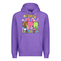 Purple happy easter day dental squad Premium Hoodie - Artiststas