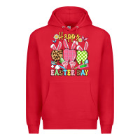 Red happy easter day dental squad Premium Hoodie - Artiststas