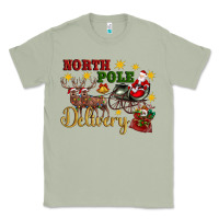 Matcha North Pole Delivery Santa Sleigh Classic Tee - Artiststas