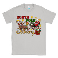 Moon Dust North Pole Delivery Santa Sleigh Classic Tee - Artiststas