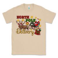 Mushroom North Pole Delivery Santa Sleigh Classic Tee - Artiststas