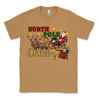 Toasted Coconut North Pole Delivery Santa Sleigh Classic Tee - Artiststas