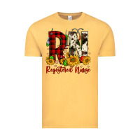 Vintage Mustard christmas rn registered nurse Vintage Tee - FaDigitalArtStudio