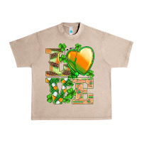 French Oak st.patricks nurse love heart stethoscope Urban Heavy Tee - BarkalooDesign