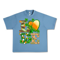 Pebble Blue st.patricks nurse love heart stethoscope Urban Heavy Tee - BarkalooDesign