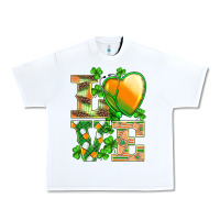 White st.patricks nurse love heart stethoscope Urban Heavy Tee - BarkalooDesign