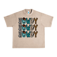 French Oak howdy howdy howdy Urban Heavy Tee - CowhideDigitalArt