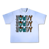Grape Ice howdy howdy howdy Urban Heavy Tee - CowhideDigitalArt