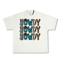 Pistachio howdy howdy howdy Urban Heavy Tee - CowhideDigitalArt