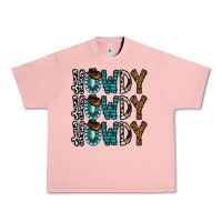 Salmon howdy howdy howdy Urban Heavy Tee - CowhideDigitalArt
