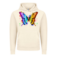 Vintage Artic rainbow butterfly Vintage Hoodie - Zillion Design Studio