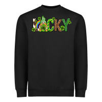 Black Love horseshoe St. Patrick's Day Heavyweight Sweatshirt - Neo Western