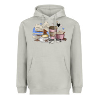 Moon Dust coffee and books Heavyweight Hoodie - MaliasSmallBusiness