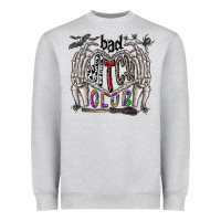 Heather Grey bad witch club Heavyweight Sweatshirt - CowhideDigitalArt