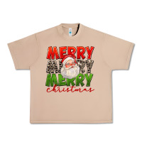 Burro Merry Christmas Santa Urban Heavy Tee - FaDigitalArtStudio