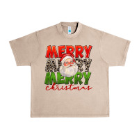 French Oak Merry Christmas Santa Urban Heavy Tee - FaDigitalArtStudio