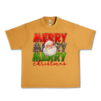 Peanut Butter Merry Christmas Santa Urban Heavy Tee - FaDigitalArtStudio