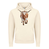 Vintage Artic longhorn cow Vintage Hoodie - RanaPortraitStore