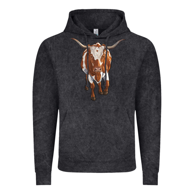 Longhorn Cow Vintage Hoodie by RanaPortraitStore | Teevron