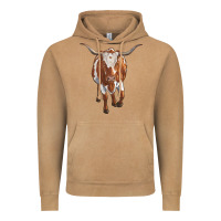 Vintage Camel longhorn cow Vintage Hoodie - RanaPortraitStore