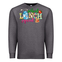 Charcoal Heather school lunch squad Premium Sweatshirt - NancyCooperArtShop
