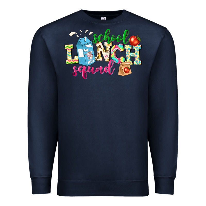 School Lunch Squad Premium Sweatshirt by NancyCooperArtShop | Teevron
