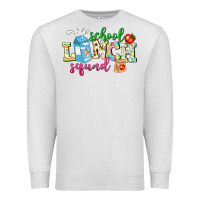Oatmeal Heather school lunch squad Premium Sweatshirt - NancyCooperArtShop